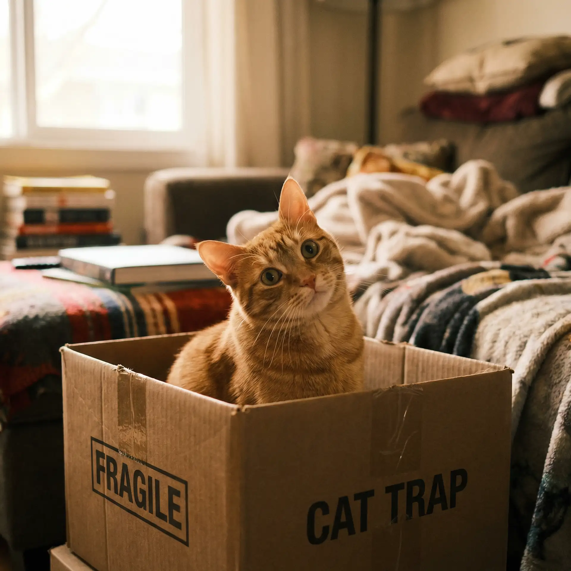 橘猫躲在纸箱里 - 天美传媒网站免费入口在线